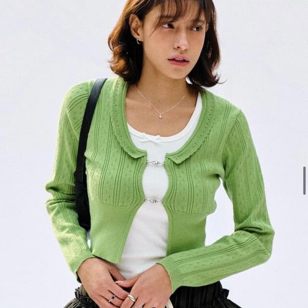 비터셀즈 올리브 가디건