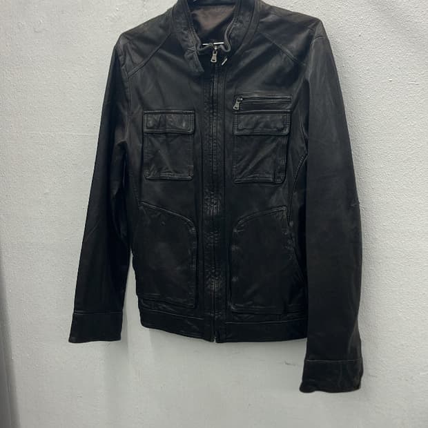 브라운 레더자켓