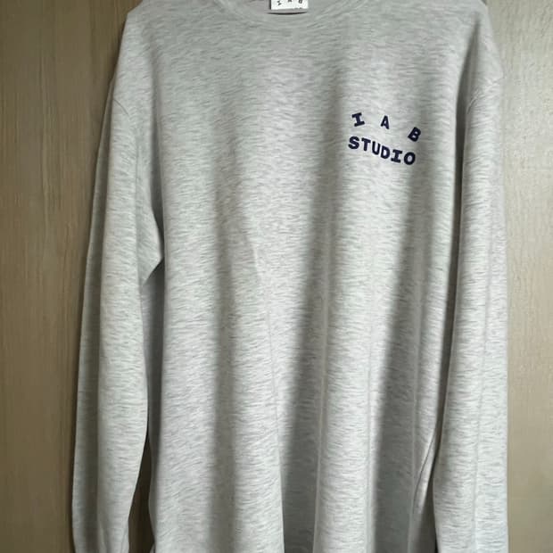 Iab studio 롱슬리브 라이트그레이 xl
