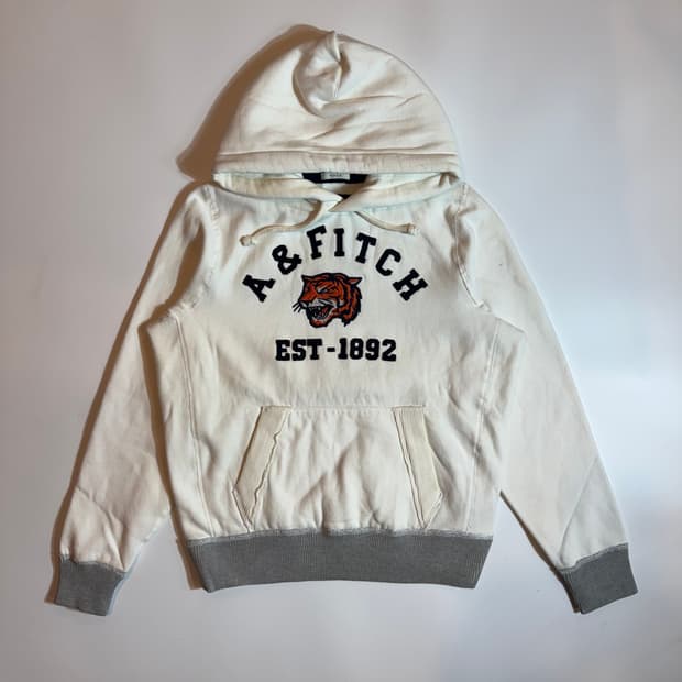 아베크롬비 앤 피치 타이거 로고 후드티