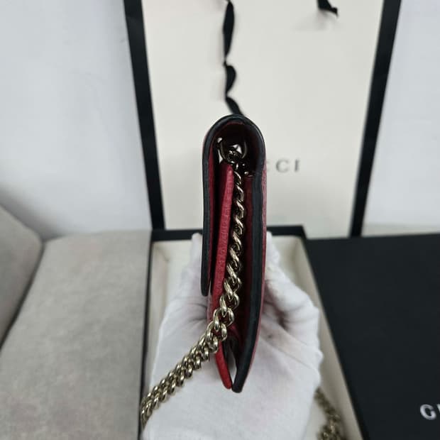 [보증서 정품] 구찌 인터로킹 체인백