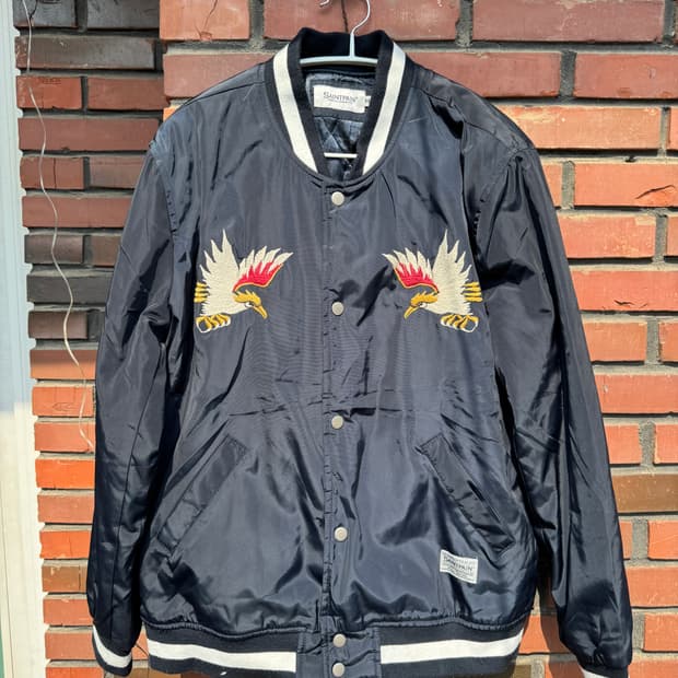 세인트페인 독수리 자수 스카잔 M