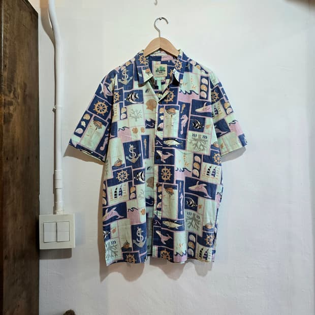 Paradise Bay 하와이안 셔츠 XL (Hawaiian)