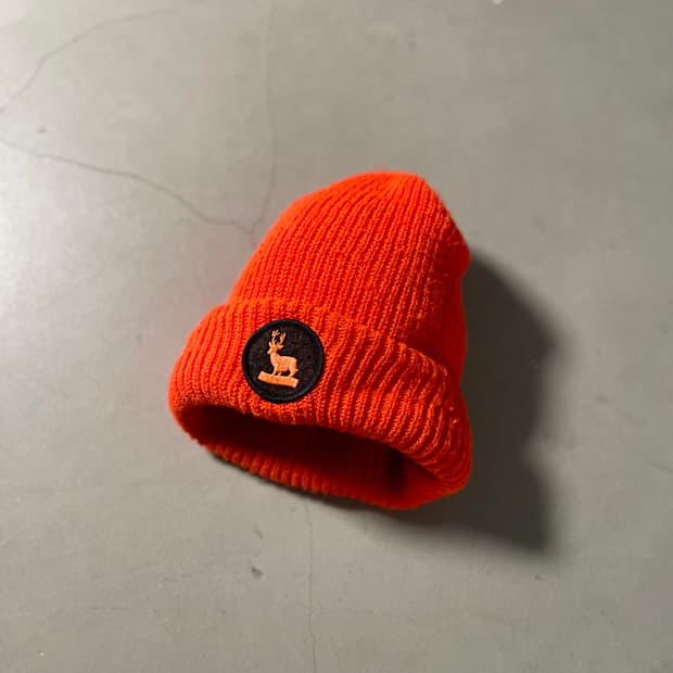 70‘s Vintage Blaze Orange Knit Watch 