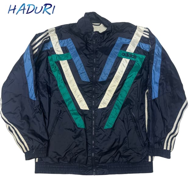 아디다스 90s 네이비바람막이 L