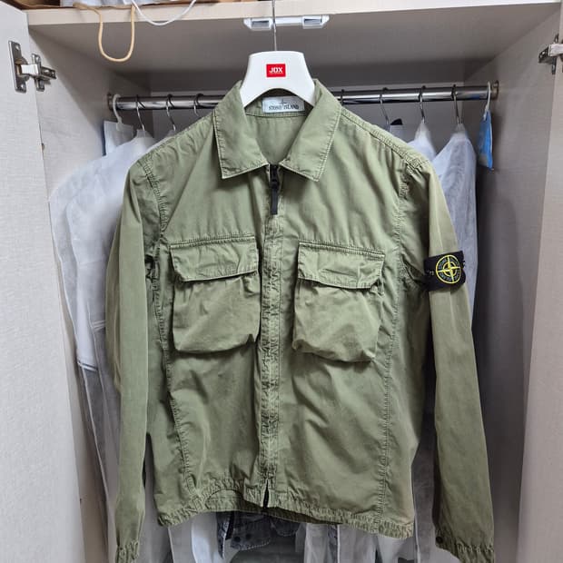 한글택 스톤아일랜드 오버셔츠 자켓 95-M