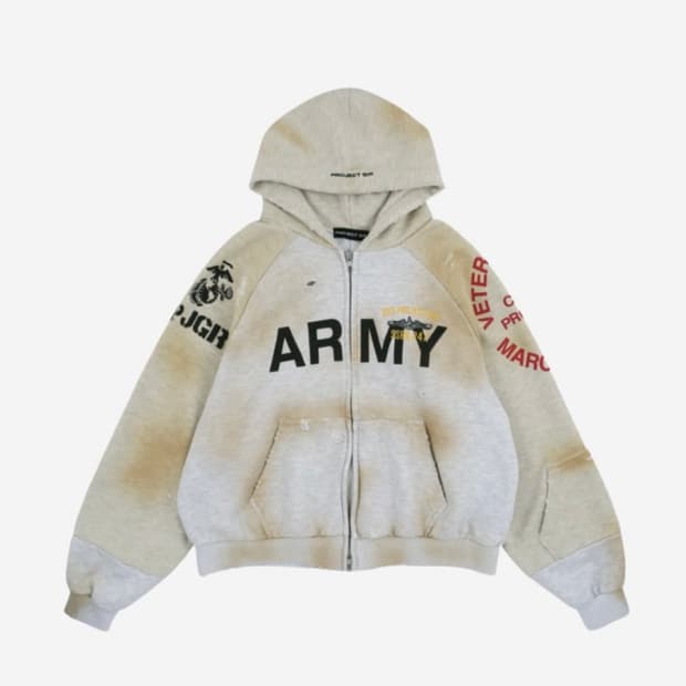 Project gr 리컨스트럭티드 폴디드 집 후드