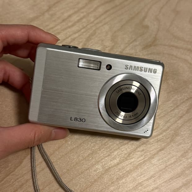 삼성 디카 l830 실버 카메라