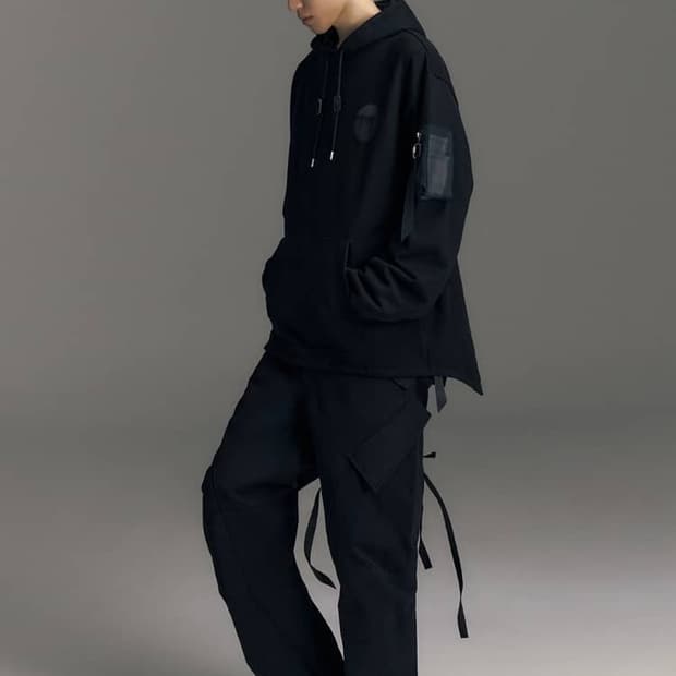 JiyongKim x Alpha Industries 피쉬테일 후드티