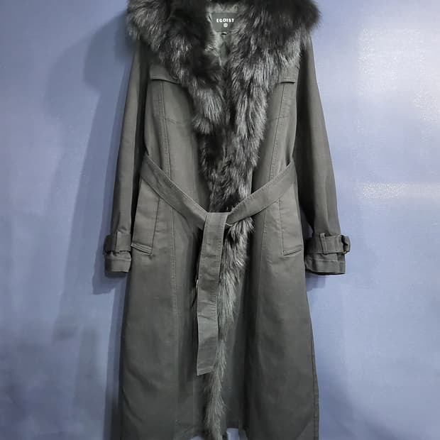 에고이스트 폭스 데님 롱패딩