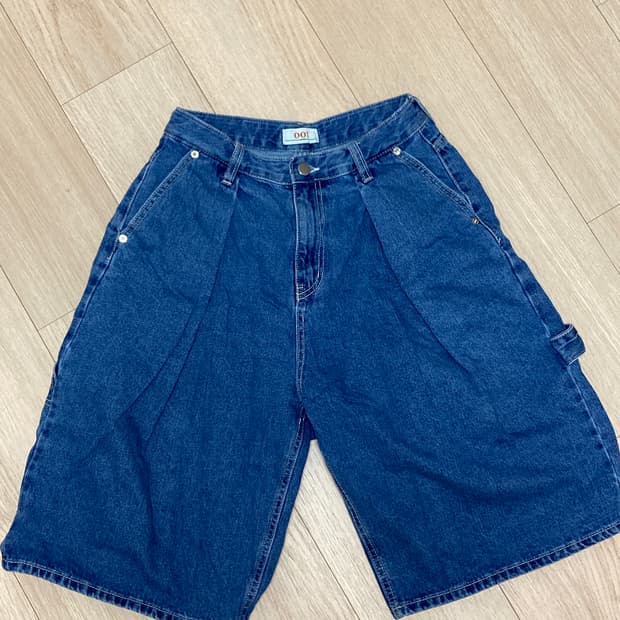 OOT 데님 버뮤다 팬츠