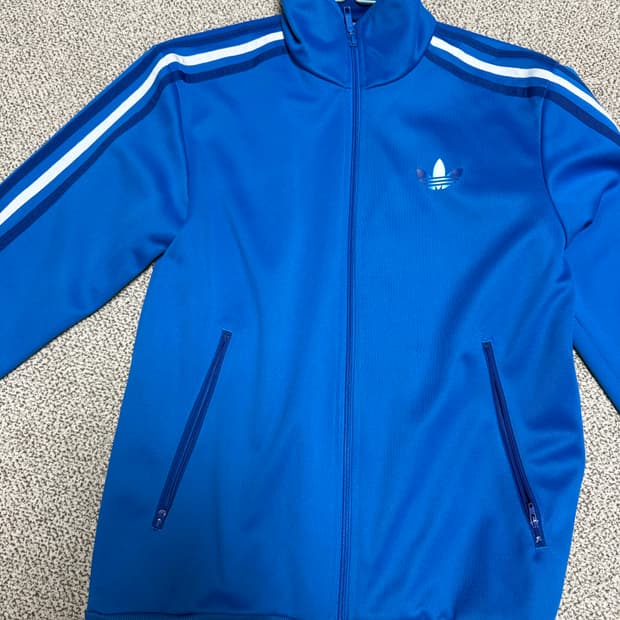 아디다스 져지 파이어버드 트랙탑 블루 095