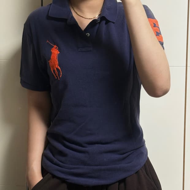폴로 랄프로렌 빅포니 네이비 카라티