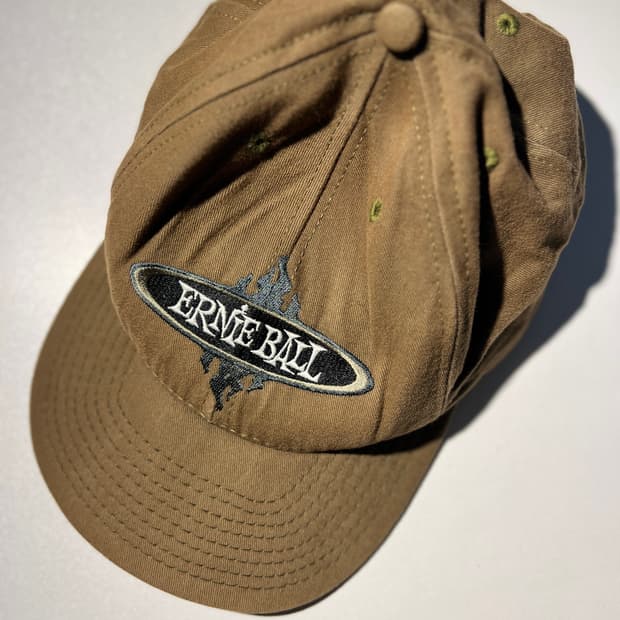 빈티지 Ernie Ball 90s 로고 자수 캡
