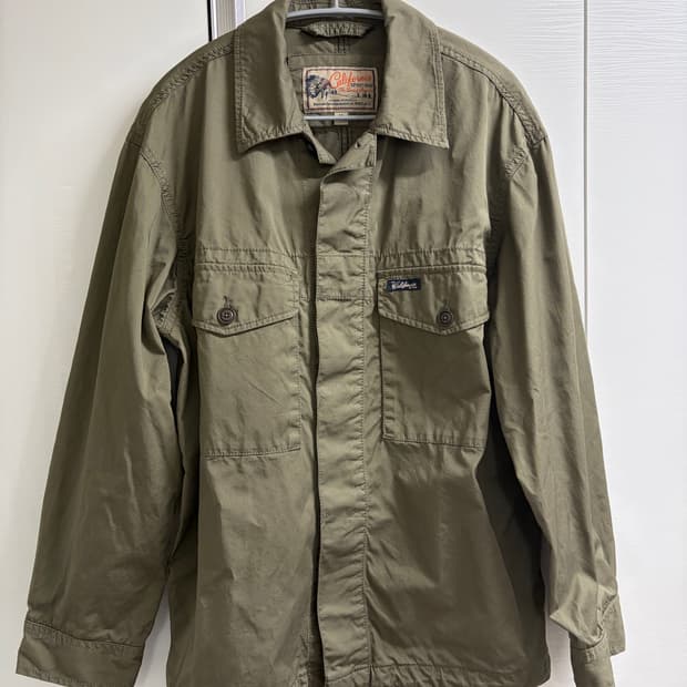 후아유 카키 밀리터리 자켓 M