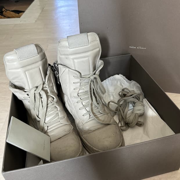 릭오웬스 지오바스켓 밀크 43 팝니다