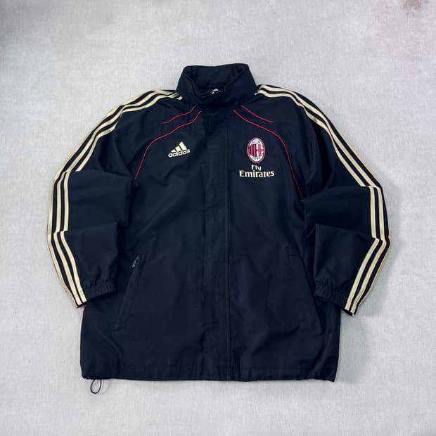 100 아디다스 AC밀란 바람막이 자켓