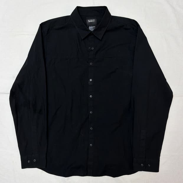 5.11 택티컬 롱슬리브 긴팔 셔츠 블랙