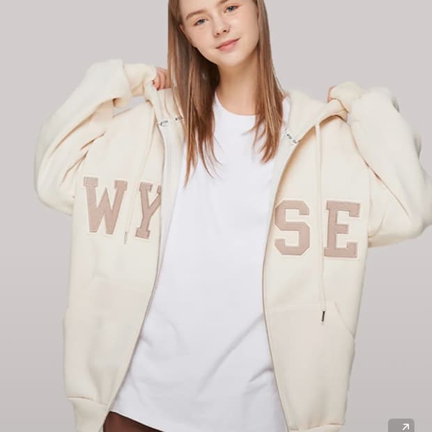 와이즈 후드집업