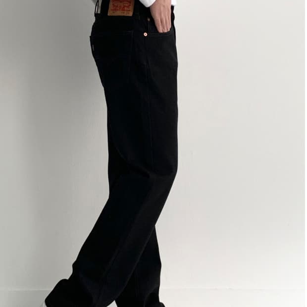 [34/30] 리바이스 517 부츠컷 청바지 블랙