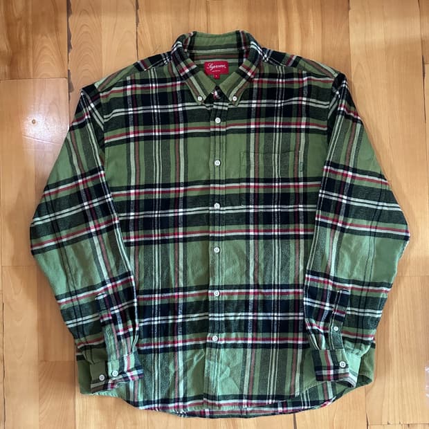 슈프림 플란넬 셔츠