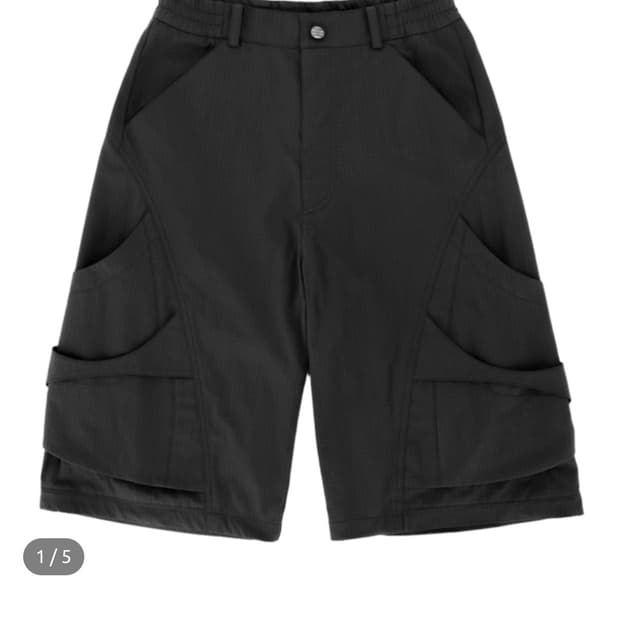 msc 머신신테시스콜렉티브 몰트 카고 쇼츠 블랙