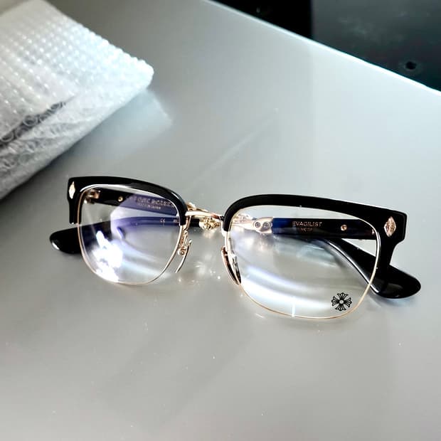 크롬하츠 에바질리스트 블랙/골드 안경