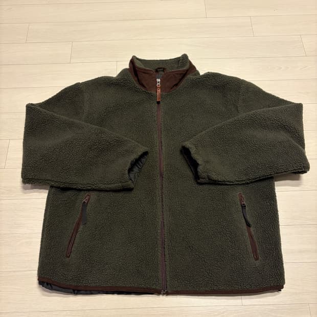 L)90s~00s 울리치 초코나무숲 플리스 집업