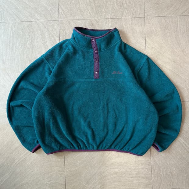 90s L.L.bean 90년대 생산 엘엘빈 그린 플리스 신칠라 