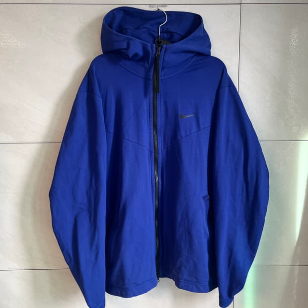 나이키 테크팩 후드집업 블루 (2XL size) 