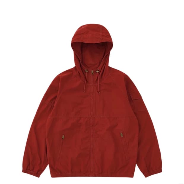 [M]khakis hooded wind jacket red