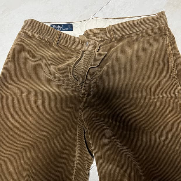 90s POLO 폴로 코듀로이 팬츠 베이지 34/34