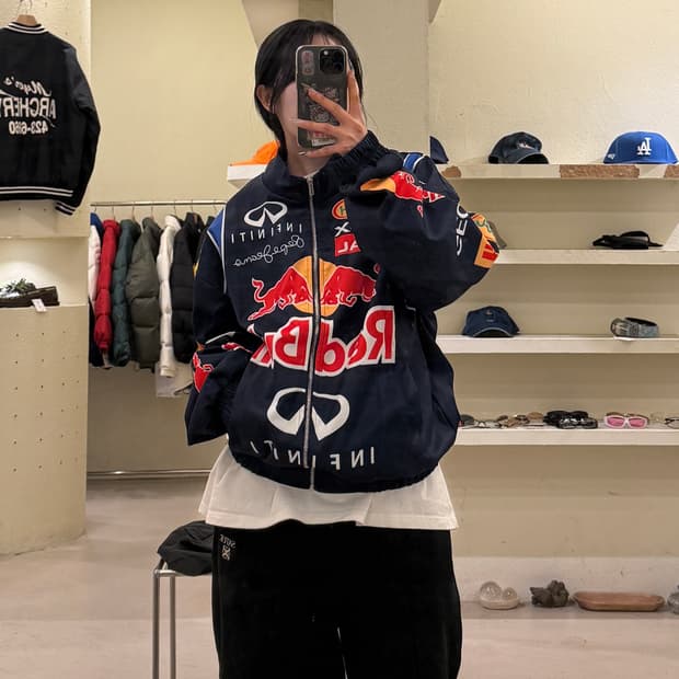 레드불 빈티지 레이싱 바람막이 자켓 U1002