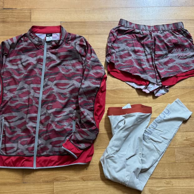 나이키 언더커버 갸쿠소우 카모 러닝 셋업