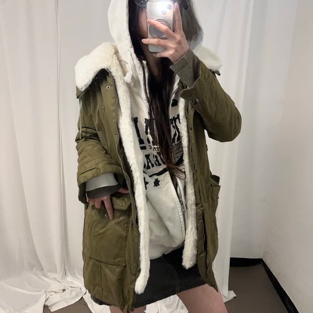 00‘s 퍼 트리밍 야상