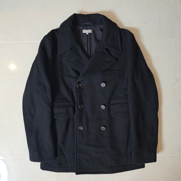 Black wool peacoat Margaret Howell
