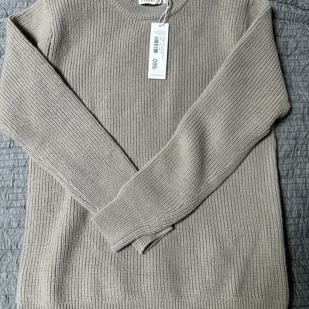 크리스 크리스티 남성 울 크루넥 니트