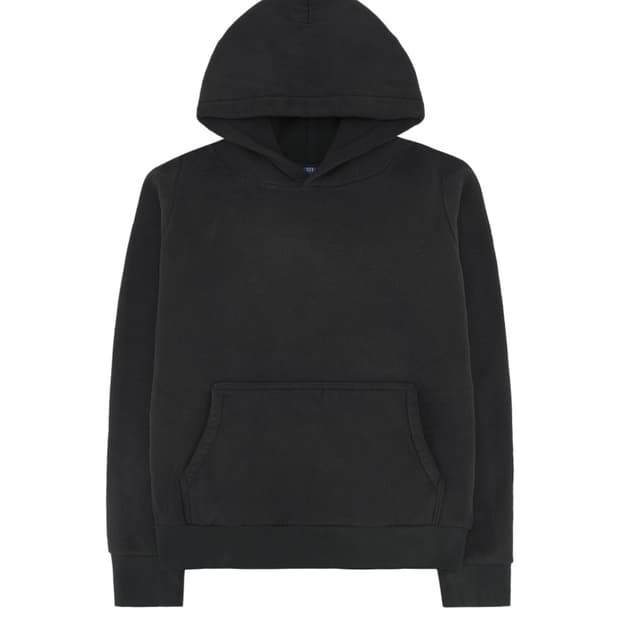 L) 이지 갭 폴라 플리스 레귤러 후디 블랙