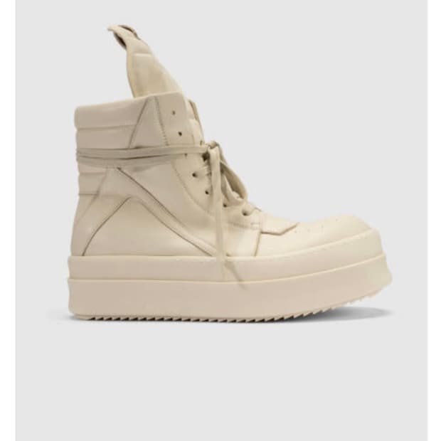 (구매) 릭오웬스 지오바스켓 메가범퍼 밀크