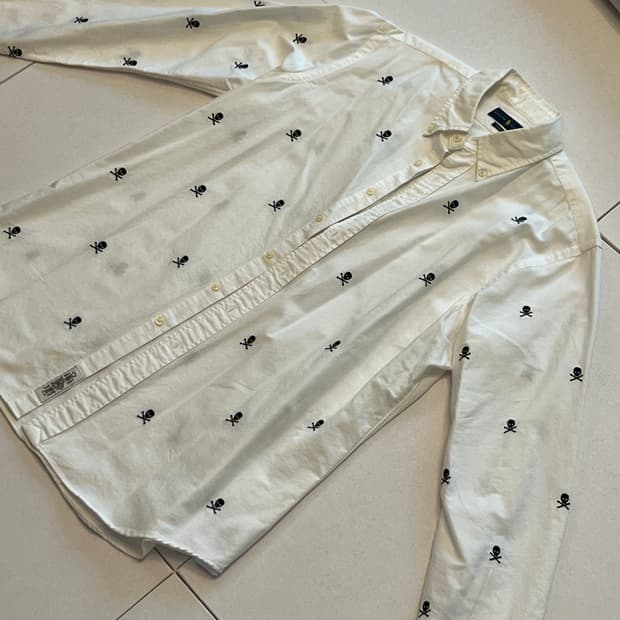 폴로 랄프로렌 해골자수 셔츠 클래식핏 105