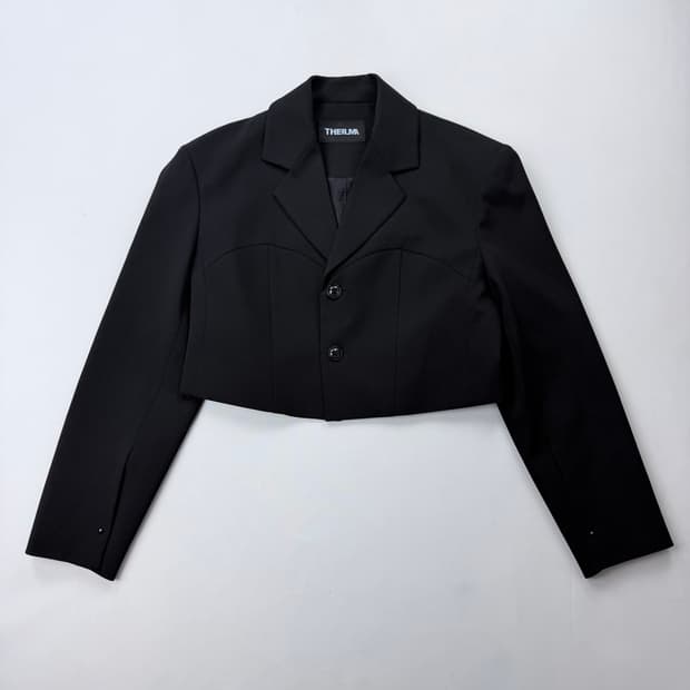 더일마 크롭 블레이저