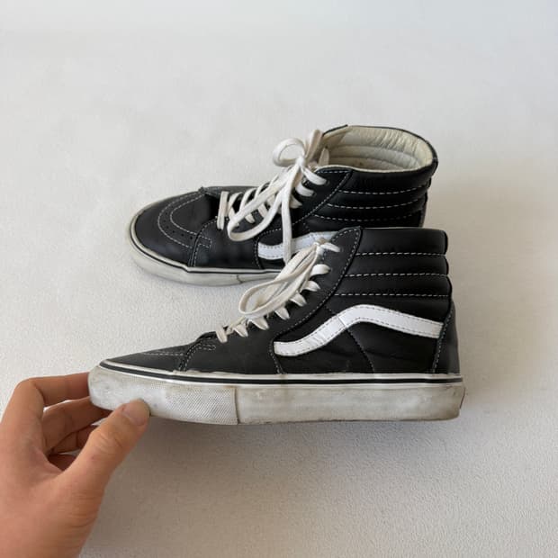 [220]반스(VANS) 레더 스케이트하이