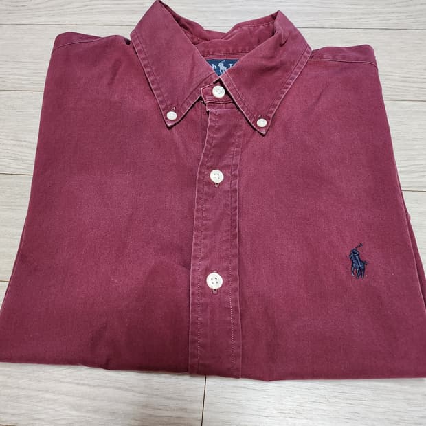 폴로 버건디 셔츠