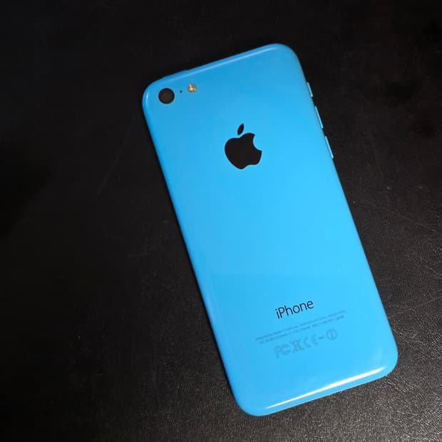 (전원버튼 고장) 아이폰5c 16기가 블루