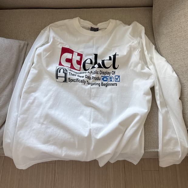 Teket 긴팔티셔츠 라지 새상품