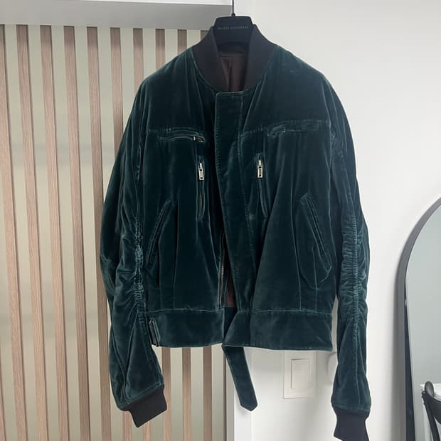 [S] 하이더아커만 15FW 그린벨벳 기모노 봄버