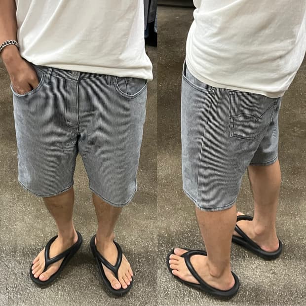 Levis505 히코리 반바지 (32-34“)