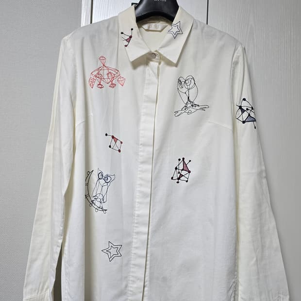 SJSJ 자수 셔츠 55사이즈