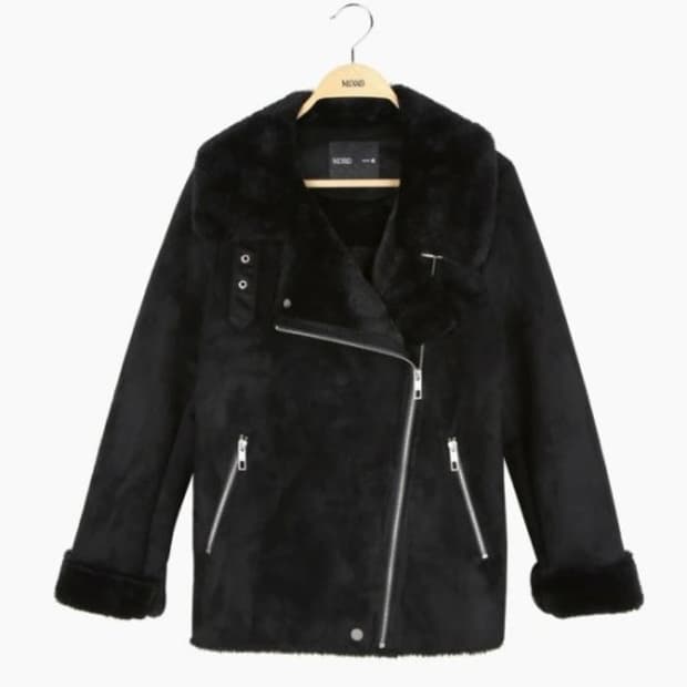 Mixxo 미쏘 스웨이드 숏 무스탕