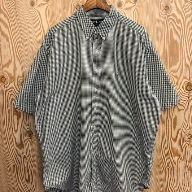 폴로 체크 반팔 셔츠